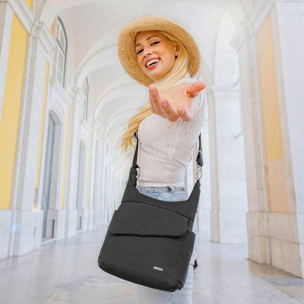 Travelon Anti-Theft Nutmeg Poly Messenger Bag 42242-761 - The Home