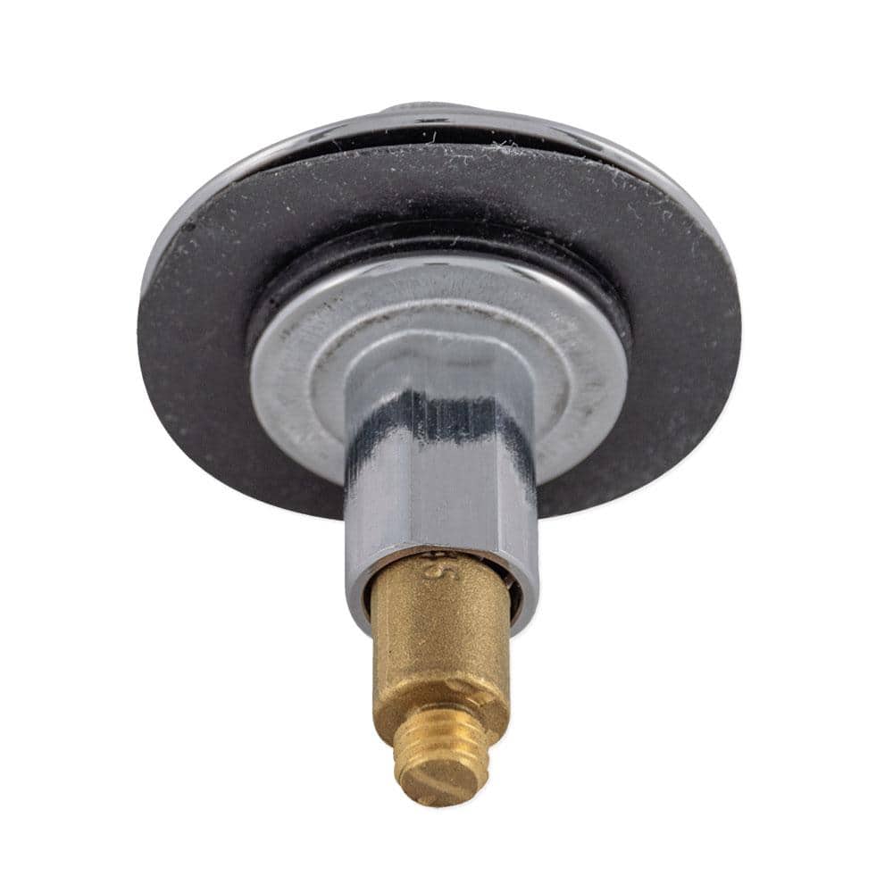 Chrome Plated Push/Pull Bathtub Drain Stopper with Brass Stem