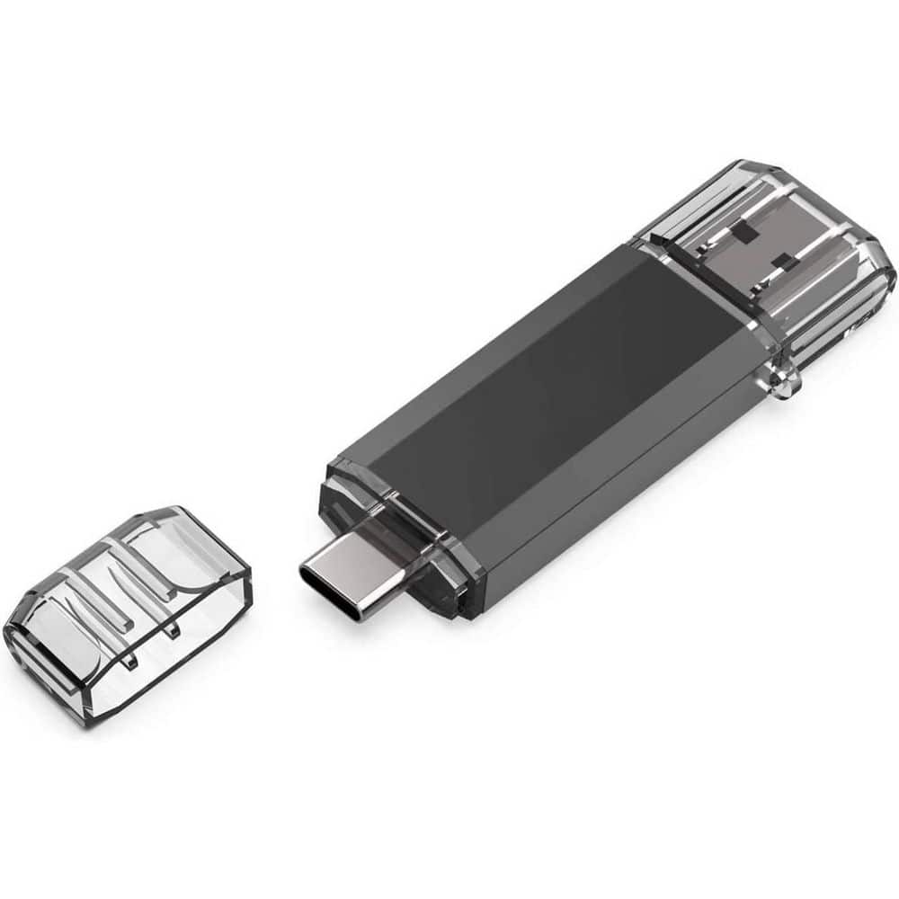 128GB Type C Flash Drive 2 in 1 OTG USB 3.0 + USB C Memory Stick with Keychain Dual Thumb Photo Stick Jump Drive, Black price history on PriceWatchPro