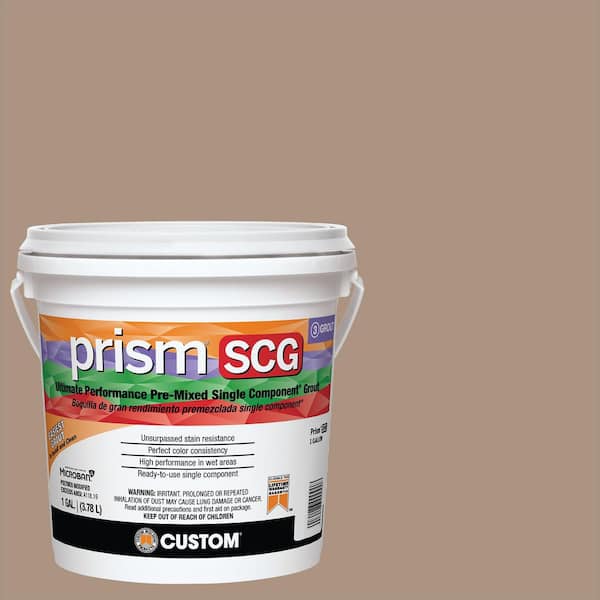 Custom Building Products Prism SCG #135 Mushroom 1 Gal. Ultimate Performance Pre-Mixed Single Component Grout