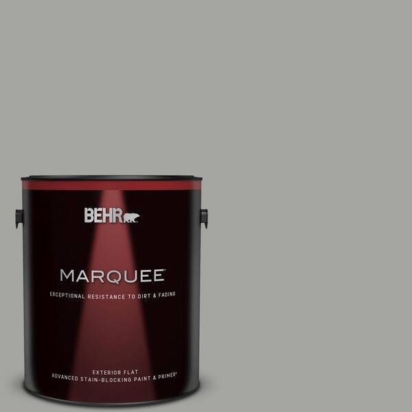 BEHR MARQUEE 1 gal. #PPU24-18 Great Graphite Flat Exterior Paint & Primer