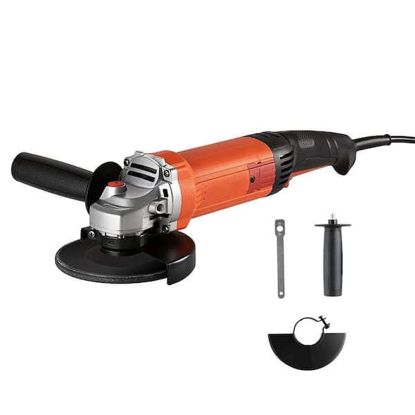 5 in. Electric Angle Grinder, 10A 10000RPM Corded Tool w/230° Adjustable Dust Guard for Grinding, Cutting, Rust Removal