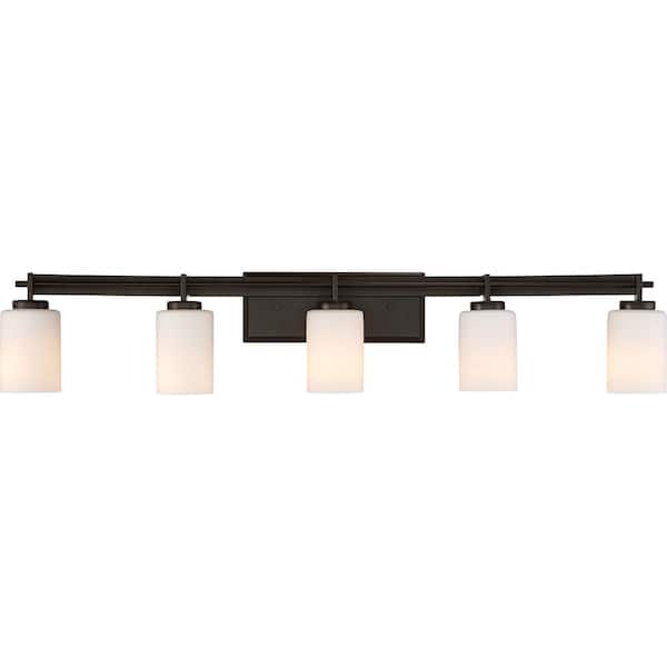 Quoizel Taylor 5-Light Western Bronze Vanity Light