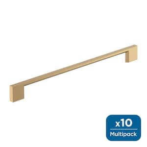 Cityscape 10-1/16 in. (256mm) Modern Champagne Bronze Bar Cabinet Pull (10-Pack)