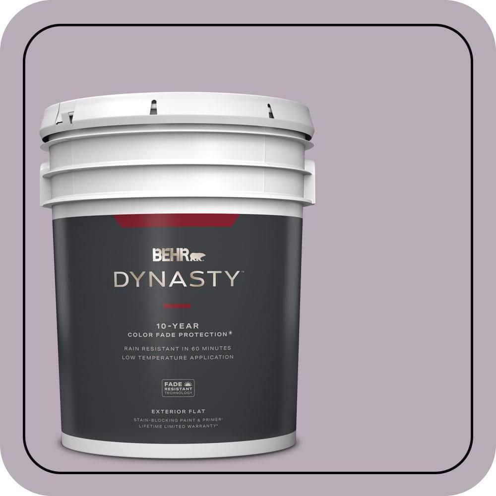 5 gal. #670F-4 Silverberry Flat Exterior Stain-Blocking Paint & Primer price history on PriceWatchPro
