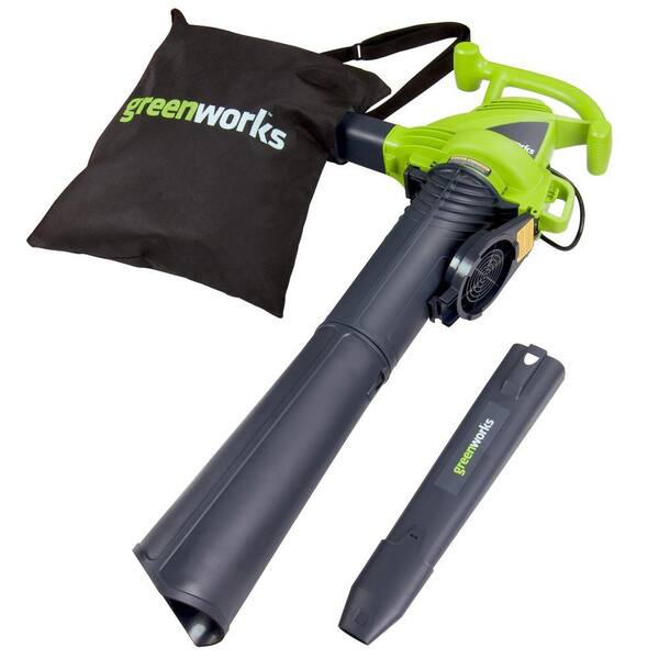 Greenworks DO NOT SELL 235 MPH 380 CFM 12 Amp Electric Handheld Leaf Blower/Vacuum