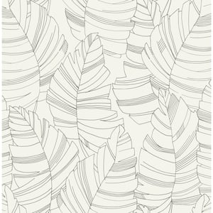 Jungle Leaves Paper Strippable Roll (Covers 56 sq. ft.)