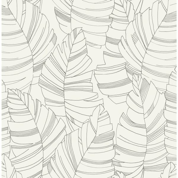 Seabrook Designs Jungle Leaves Paper Strippable Roll (Covers 56 sq. ft.)