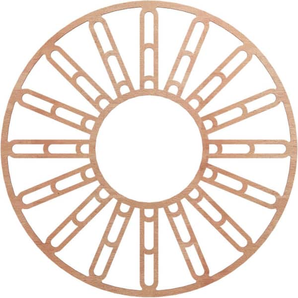 Ekena Millwork 0.25 in. x 34 in. x 34 in. Wood Medallion Moulding