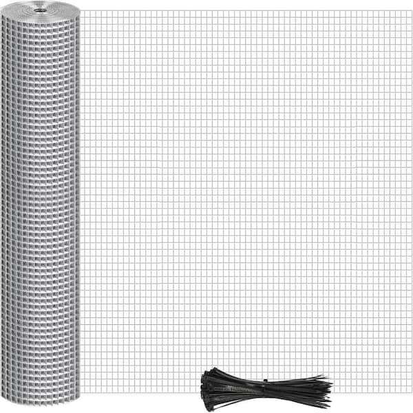 48in x 100ft Hot-Dip Galvanized Welded Wire Mesh 3/4in 23 Gauge Heavy Duty Hardware Cloth for Garden Chicken Coop