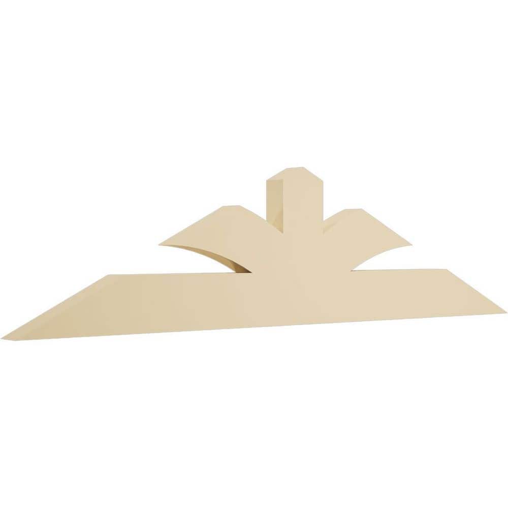 Ekena Millwork 48 in. W x 12 in. H x 2 in. D x 4 in. F, 6/12 Pitch ...