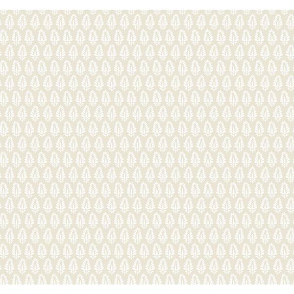 York Wallcoverings Mehndi Beige Paper Strippable Roll (Covers 60.75 sq. ft.)