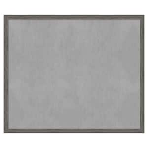 Regis Barnwood Grey Narrow 51 in. x 43 in Framed Magnetic Board