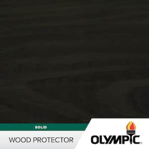 Wood Protector 1 gal. SC-1050 Mystic Black Exterior Solid Stain Plus Sealer in One