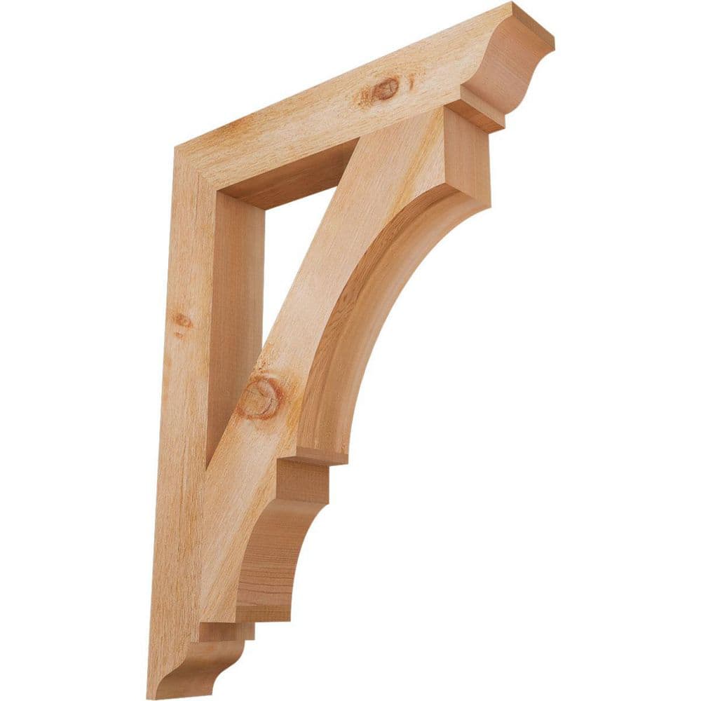 4 in. x 32 in. x 24 in. Western Red Cedar Balboa Traditional Rough Sawn Bracket price history on PriceWatchPro