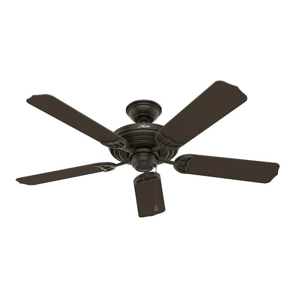 Hunter Sea Air 52 in. Outdoor New Bronze Ceiling Fan For Bedrooms