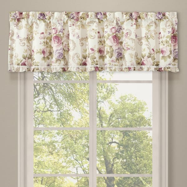 J QUEEN NEW YORK INC Chambord Lavender Polyester Window Straight Valance