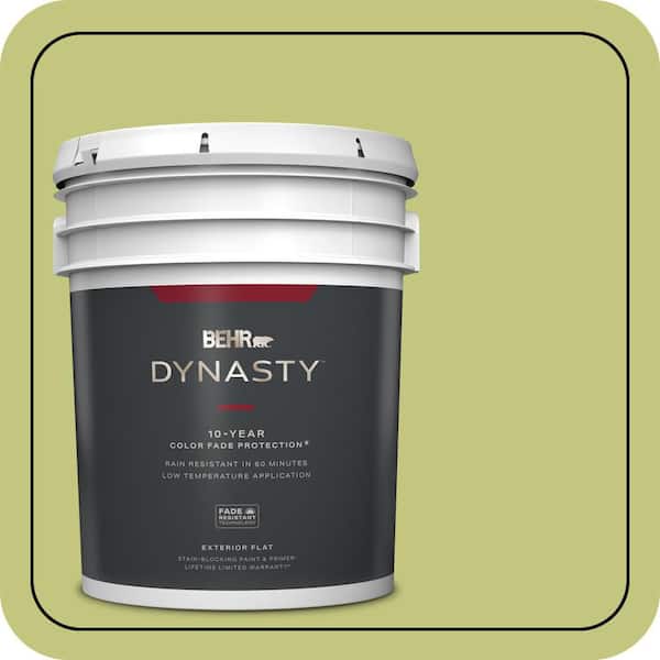 BEHR DYNASTY 5 gal. #P360-4 Soda Pop Flat Exterior Stain-Blocking Paint & Primer