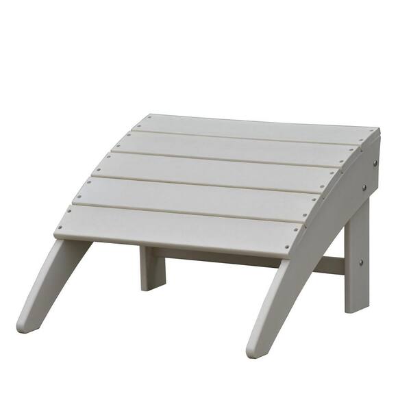 white adirondack footstool