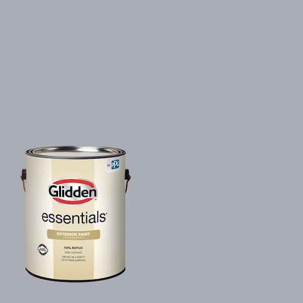 Glidden Essentials 1 gal. PPG0993-3 Gosling Gray Flat Exterior