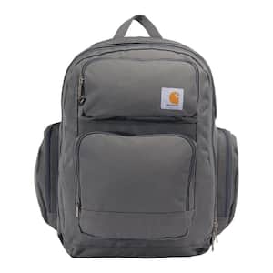 19.69 in. 35L Triple-Compartment Backpack Gray OS