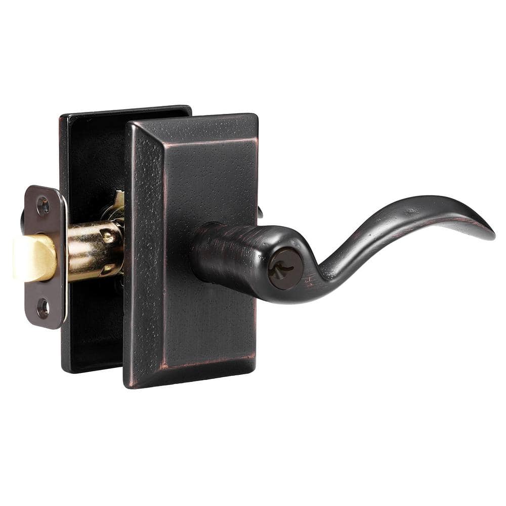 Sandcast Tiara Aged Bronze Keyed Entry Right Hand Door Handle with Square Backplate price history on PriceWatchPro