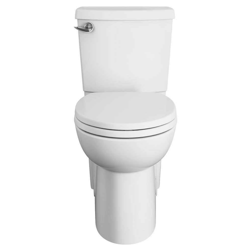 White Round Front High Efficiency Skirted Toilet