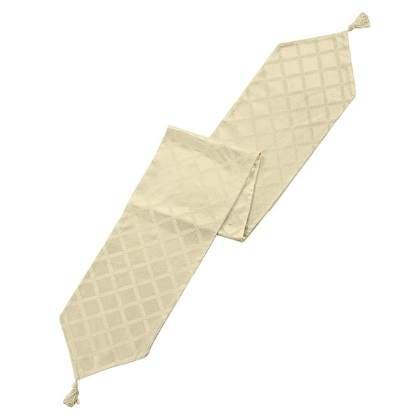 Lenox Laurel Leaf Runner, Ivory - 14"W x 90"L