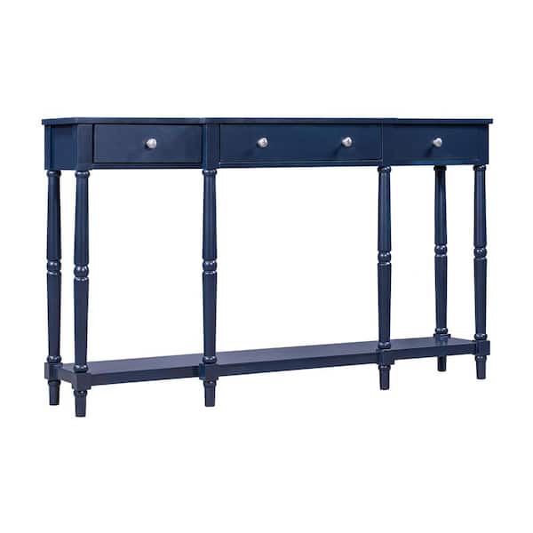 Unbranded 61 in. W x 13 in. D x 34.06 in. H Bathroom Blue Linen Cabinet
