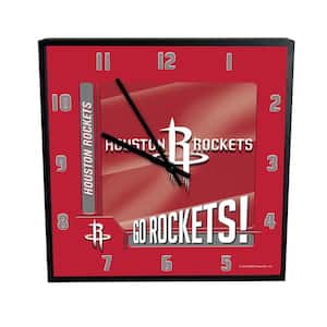 NBA - Go Team 12 in. Rockets Sq Clock