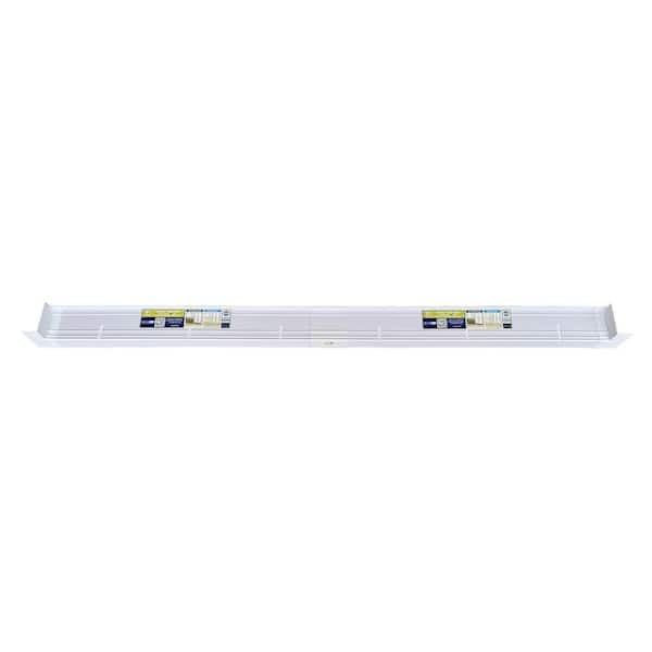 4-9/16 in. x 76 in. White PVC Sloped Sill Pan for Door and Window Installation and Flashing (Complete Pack)
