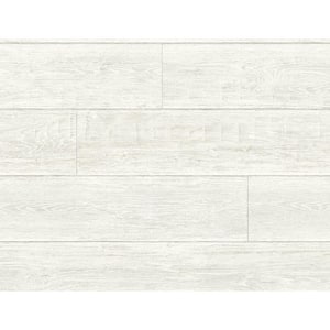 Luxe Haven Porcelain Rustic Shiplap Peel and Stick Wallpaper (Covers 40.5 sq. ft.)