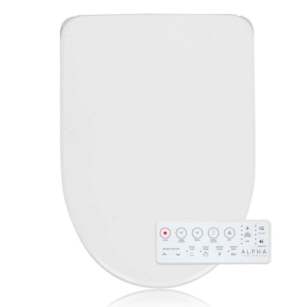 Alpha GXR Wave Bidet Toilet Seat Elongated