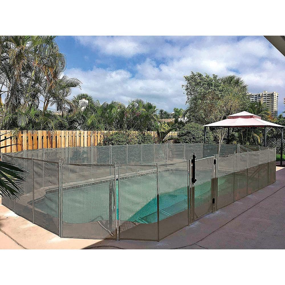 Water Warden 4 ft. x 12 ft. In-Ground Pool Safety Fence WWF200G