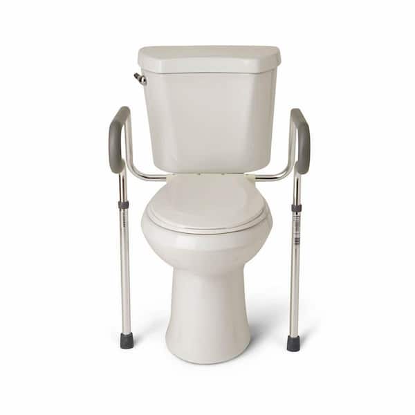 Medline 31 in. Toilet Safety Rail with Adjustable Height
