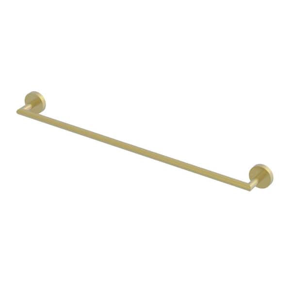 Glacier Bay Cartway Modern 24 inch Bathroom Wall Mounted Towel Bar in Matte Gold Finish