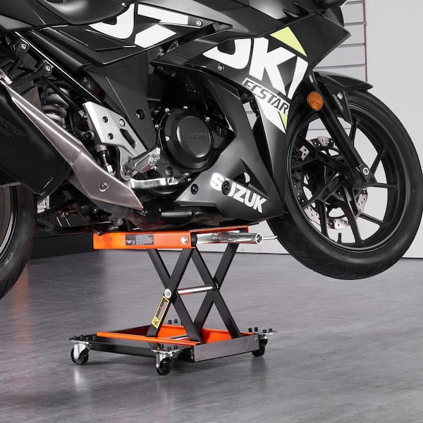 SKYSHALO Motorcycle Lift, 1100 lbs. Motorcycle Lift ATV Scissor