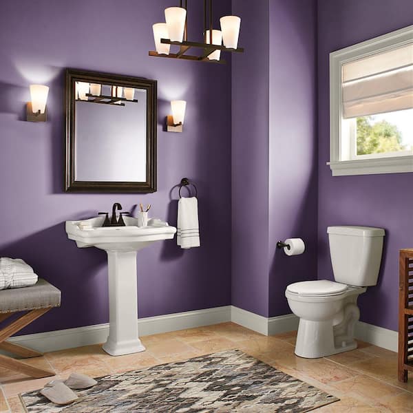 BEHR PREMIUM PLUS 1 qt. #660B-7 Exotic Purple Satin Enamel Low Odor  Interior Paint & Primer 730004 - The Home Depot