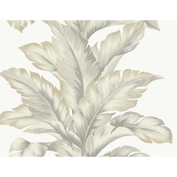LILLIAN AUGUST 60.75 sq. ft. Coastal Haven Fieldstone Banana Springs Embossed Vinyl Unpasted Wallpaper Roll