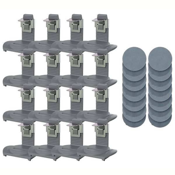 OMUR Start/Stop Clips for OMUR Mount System Clips with Adhesive Pads (Pack of 16)