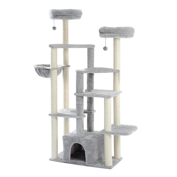 cat scratching post with platform