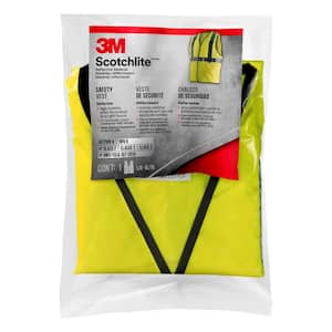 High-Visibility Yellow Reflective Personal Safety Vest