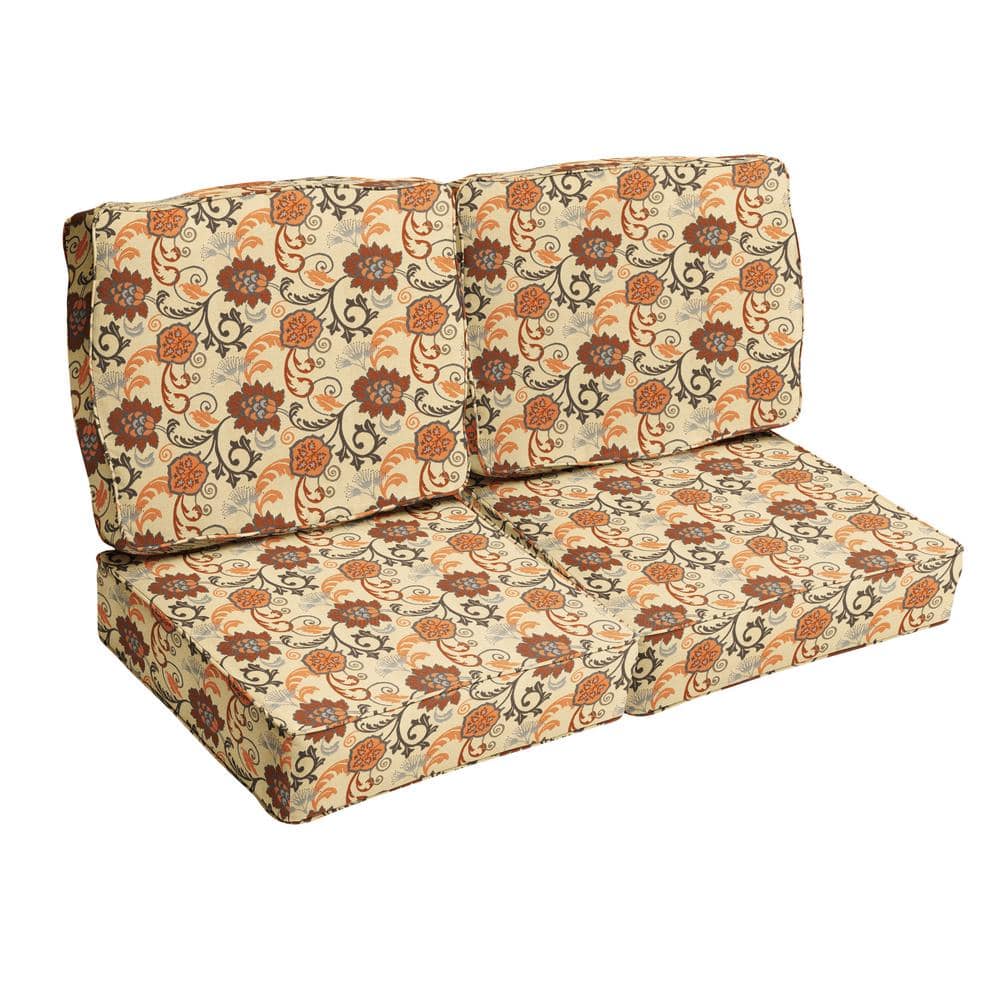 23 x 23.5 Sunbrella Elegance Marble Deep Seating Indoor/Outdoor Loveseat Cushion price history on PriceWatchPro
