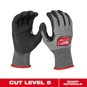 Milwaukee Large High Dexterity Cut 5 Resistant Nitrile Dipped