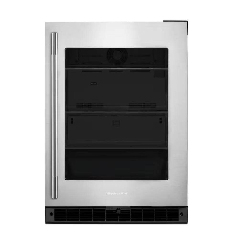 24 in. 5.2 cu. ft. Undercounter Refrigerator in Black Cabinet with Stainless Doors price history on PriceWatchPro