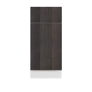 Valencia Assembled 12 in. W x 24 in. D x 34.5 in. H Chateau Brown Plywood Assembled Base Kitchen Cabinet