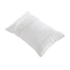 Brielle Home Lennon Textured Throw Pillow White