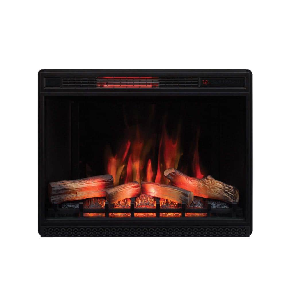 33 in. Ventless Infrared Electric Fireplace Insert with Safer Plug -  ClassicFlame, 33II042FGL