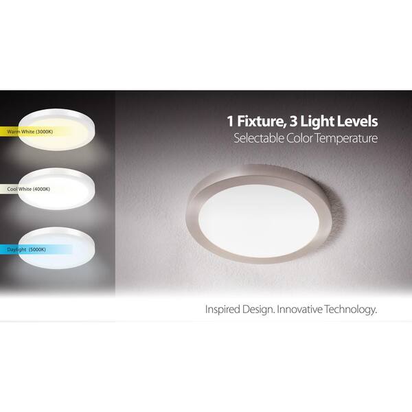 11 Inch Led Flat Panel Ceiling Fixture | Shelly Lighting