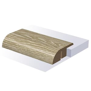 Royal Buckingham Reducer 0.6 in. T x 1.75 in. W x 94 in. L Smooth Wood Look Laminate Moulding/Trim